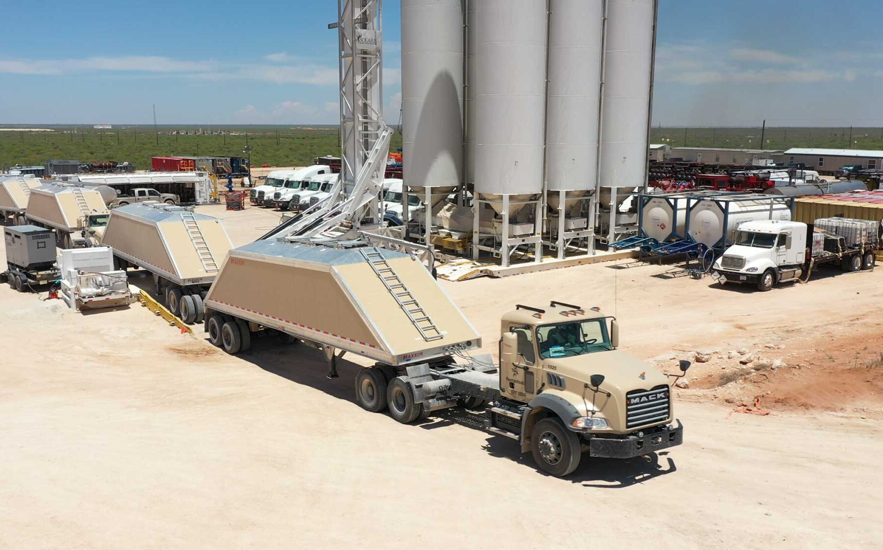 Atlas logistics fleet in the Permian Basin